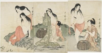 Sommozzatori di Abalone, 1797-1798 da Kitagawa Utamaro